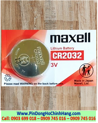 Pin CR2032 _Pin Maxell CR2032